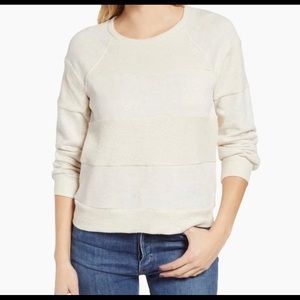 Everleigh Tonal Stripe Sweater SZ S
